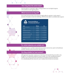 Antimikroobsed nitriilkindad Soft Care Prime – violetne sinine (100 tk) - 5