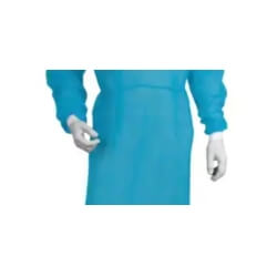 Медицинский халат (с манжетами) 30 г, синий, 10 шт. - 2