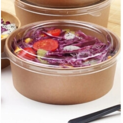 Salatikonteiner 1300ml, ø185mm, 50pc/pakk - 2