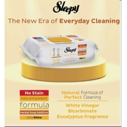Влажные салфетки для уборки общего назначения Sleepy Easy Clean Lemon - 2