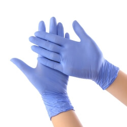 Перчатки Master Glove Нитриловые перчатки Синий - 2