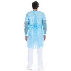 Hygostar Gowns with knitted cuffs | PP  Sinine 10tk - 2