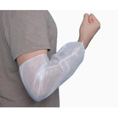 Plastfooliumist varrukakaitsed (valge) 100TK