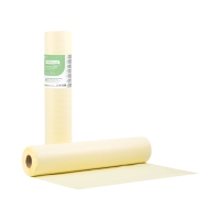 Soft Care Premium Standard 2ply Paper &amp; PE Examination Roll 40cm x 50m - Yellow - 1