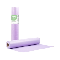 Soft Care Premium Standard 2ply Paper &amp; PE Examination Roll 40cm x 50m - Purple - 1