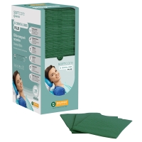 Dental Bibs Soft Care Plus 3ply with dispenser dark green (4 x 125 pcs) - 1