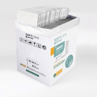 Dental Bibs Soft Care Standard 2-слойные белые (500 шт.) - 1