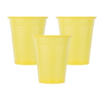 Dental Cup Soft Care - 180 ml - Yellow (100pcs) - 1