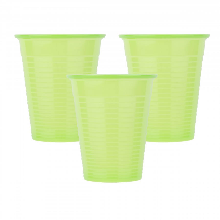 Dental Cup Soft Care - 180 ml - Lime Green (100pcs)