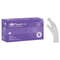 Soft Care ICE Vinyl Gloves – White powder free (100pcs) - 2