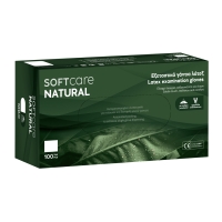 Kindad Latex Soft Care NATURAL puuderdatud - valge (100 tk) - 2