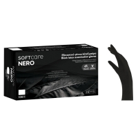 Gloves Latex Soft Care NERO powder free - Black (100pcs) - 1