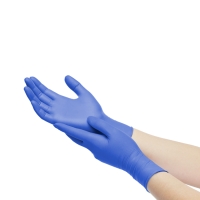 Antimicrobial Nitrile Gloves  Soft Care Prime - Violet Blue (100pcs) - 3