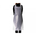 Pe apron white 140cm x 80cm (100pcs)