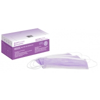 Soft Care Face mask with earloop purple (50pcs) - 1