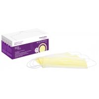 Soft Care Face mask with earloop yellow (50pcs) - 1