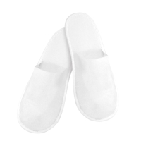 Close toe Slippers Soft Care Non-Woven - white - 1