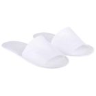 Open toe Slippers Soft Care Non-Woven - white