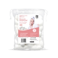 Demaquillage Cotton balls Soft Care white (50 pcs) - 1