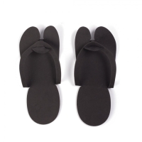 Foam Slippers EVA Soft Care - Black (12 pairs) - 2