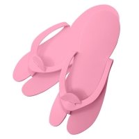 Foam Slippers EVA Soft Care - Pink (12 pairs) - 1