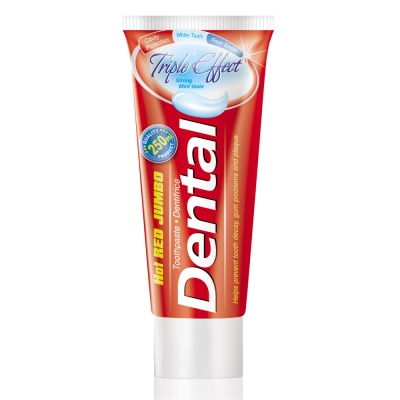 Dental Hot Red Jumbo Triple Effect Toothpaste 250ml