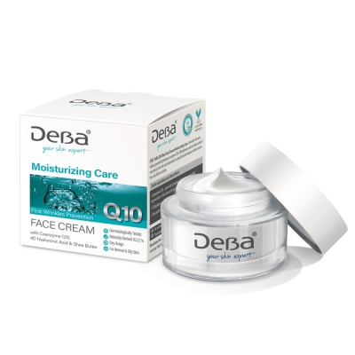 Deba Cream Moisturizing Care с увлажняющим кремом для лица Q10
