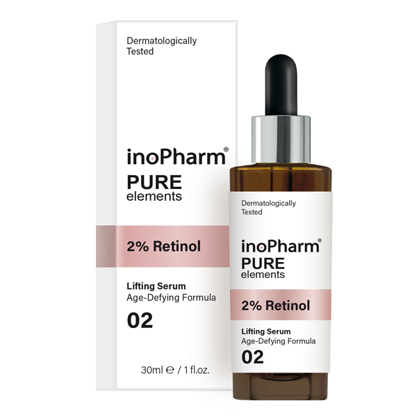 Inopharm Pure Elements Face Serum With 2% Retinol Seerum Retinooliga