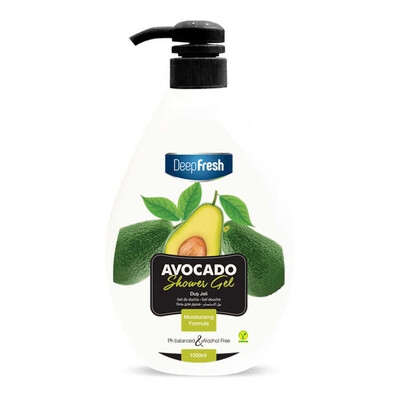 Deep Fresh Shower Cream Avocado shower gel 1L