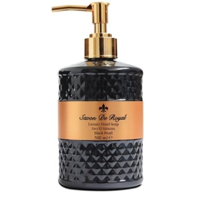 Savon De Royal Luxury Hand Soap Black Pearl liquid soap
