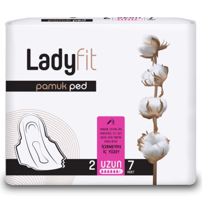 Lady Fit Cotton Sanitary Napkins (Long)