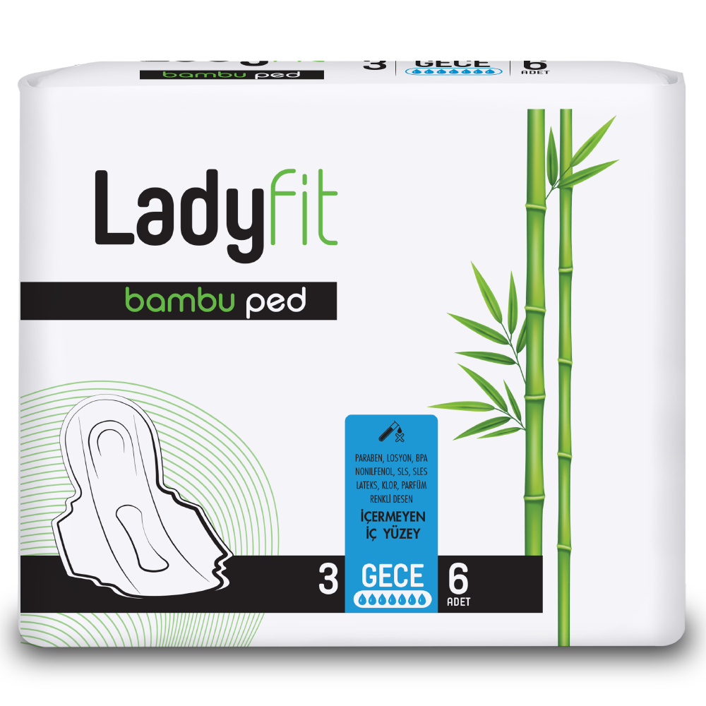 Lady Fit Bamboo Hügieenisidemed (Night)