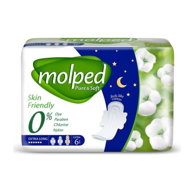 Molped Pure and Soft Extra Long Sanitary napkins