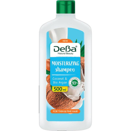 DeBa Coconut&amp;Argan Niisutav Šampoon