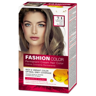 Краска для волос DeBa Fashion Color 7.1 Medium Ash Blonde