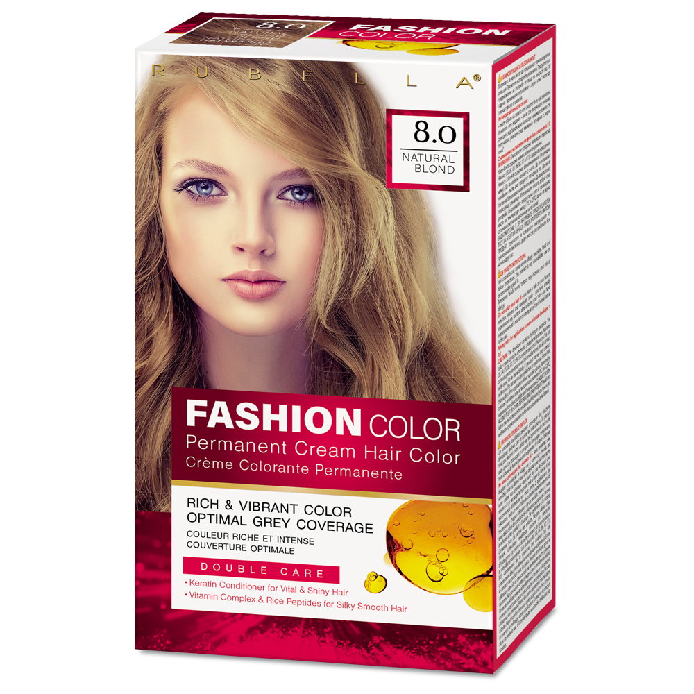 Краска для волос DeBa Fashion Color 8.0 Натуральный Блондин