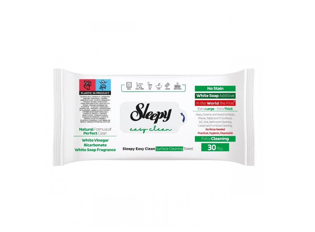 Салфетки для общей уборки Sleepy Easy Clean Clean Cleaning