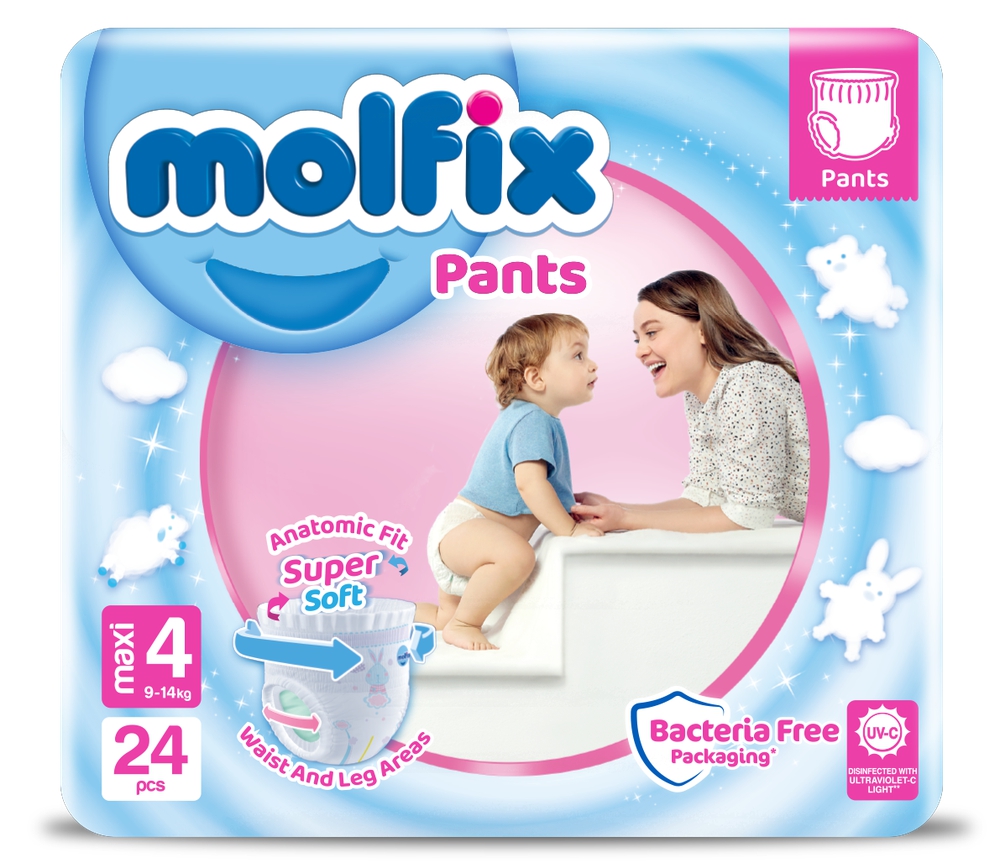 Подгузники Molfix Panty Maxi (7-14 кг) 30 шт.