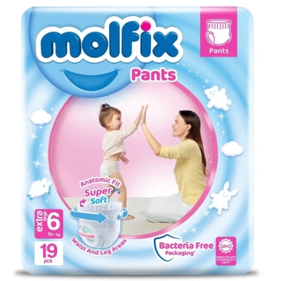 Molfix Püksmähkmed XL (15-22 Kg) 20 tk