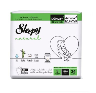 Детские подгузники Sleepy Natural Junior Pants (24 шт)