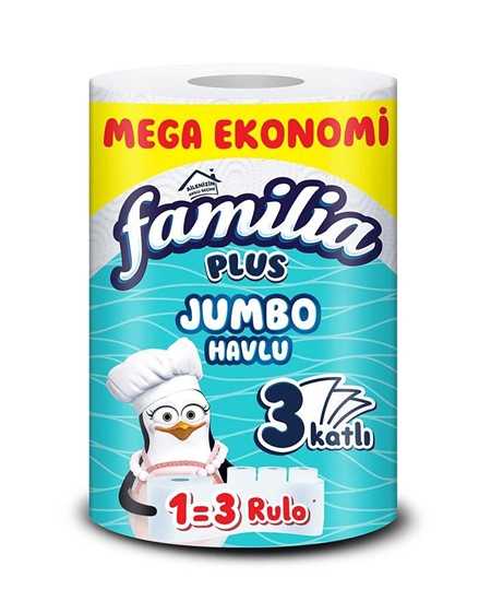 Familia Jumbo 3-kihiline Paberkäterätik 1=3 /15tk/