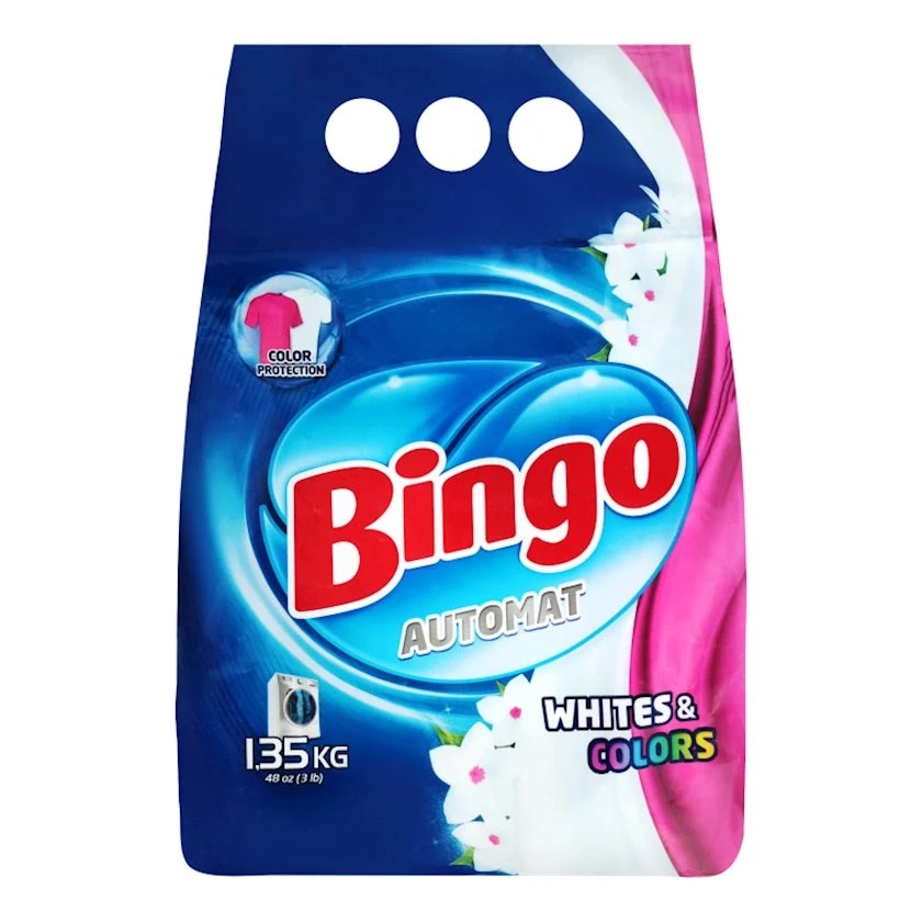 Bingo pesulaite valkoisille ja värillisille vaatteille