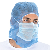 Astro caps with 2-ply face mask blue | SMS - 2