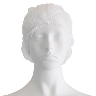 Disposable hats Soft Care  100tk White