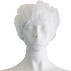 Round cap non woven white (100pcs)