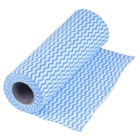 CLEAN FALA BLUE a'25 - Промышленная салфетка для уборки в рулоне. Волна.
