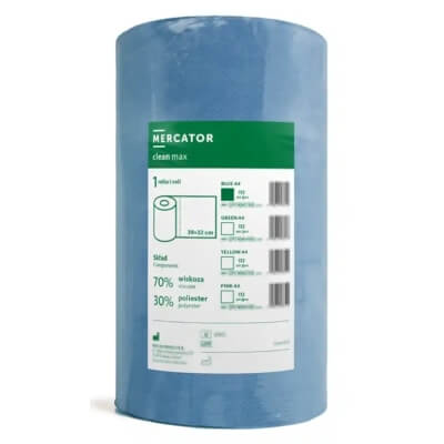 CLEAN MAX BLUE 44 - Tööstuslik puhastuslapp rullis, sinine