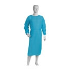 Медицинский халат (с манжетами) 30 г, синий, 10 шт.