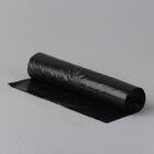 Must LDPE-prügikott, 60 l, 600 x 850 mm, 40 mikronit, 10 kotti rullis.