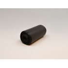 Must LDPE-prügikott, 30 l, 500 x 600 mm, 30 mikronit, 10 kotti rullis.